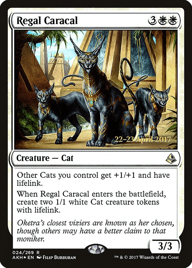 Regal Caracal [Amonkhet Prerelease Promos] | Card Merchant Takapuna