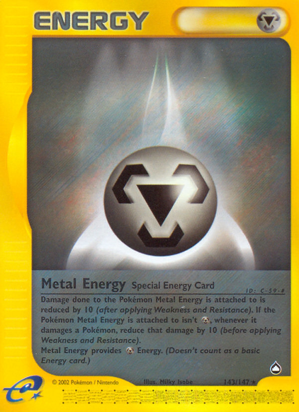 Metal Energy (143/147) [Aquapolis] | Card Merchant Takapuna