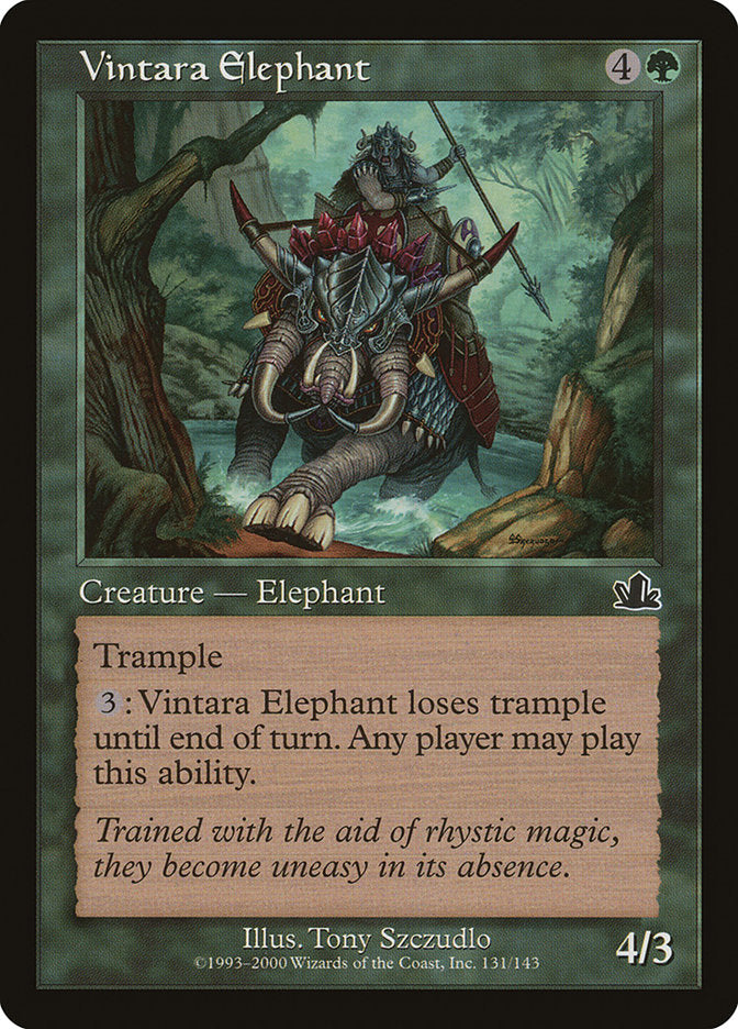 Vintara Elephant [Prophecy] | Card Merchant Takapuna