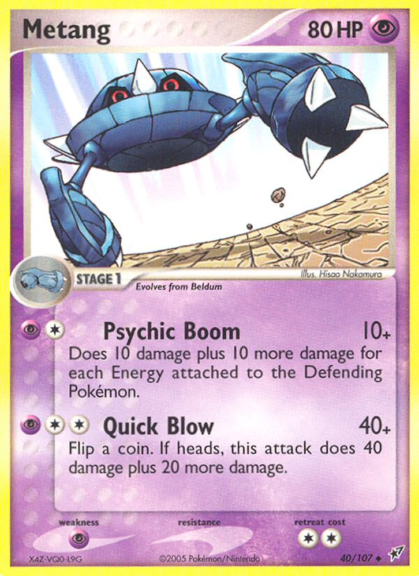 Metang (40/107) [EX: Deoxys] | Card Merchant Takapuna