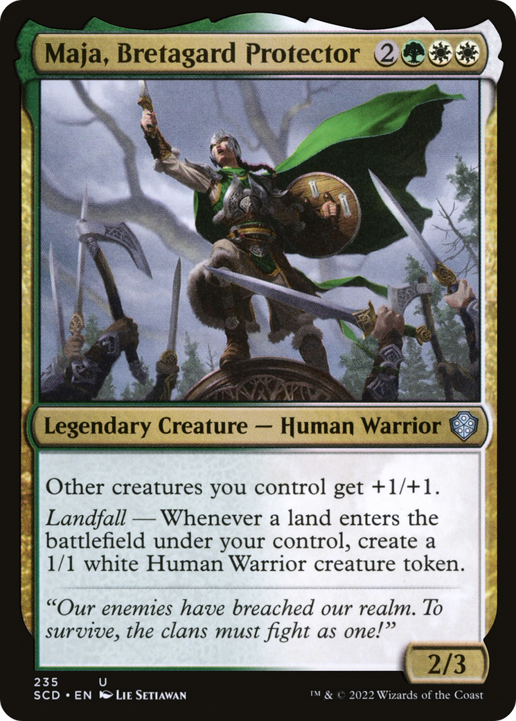 Maja, Bretagard Protector [Starter Commander Decks] | Card Merchant Takapuna