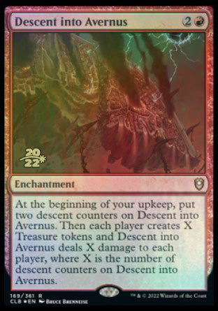 Descent into Avernus [Commander Legends: Battle for Baldur's Gate Prerelease Promos] | Card Merchant Takapuna