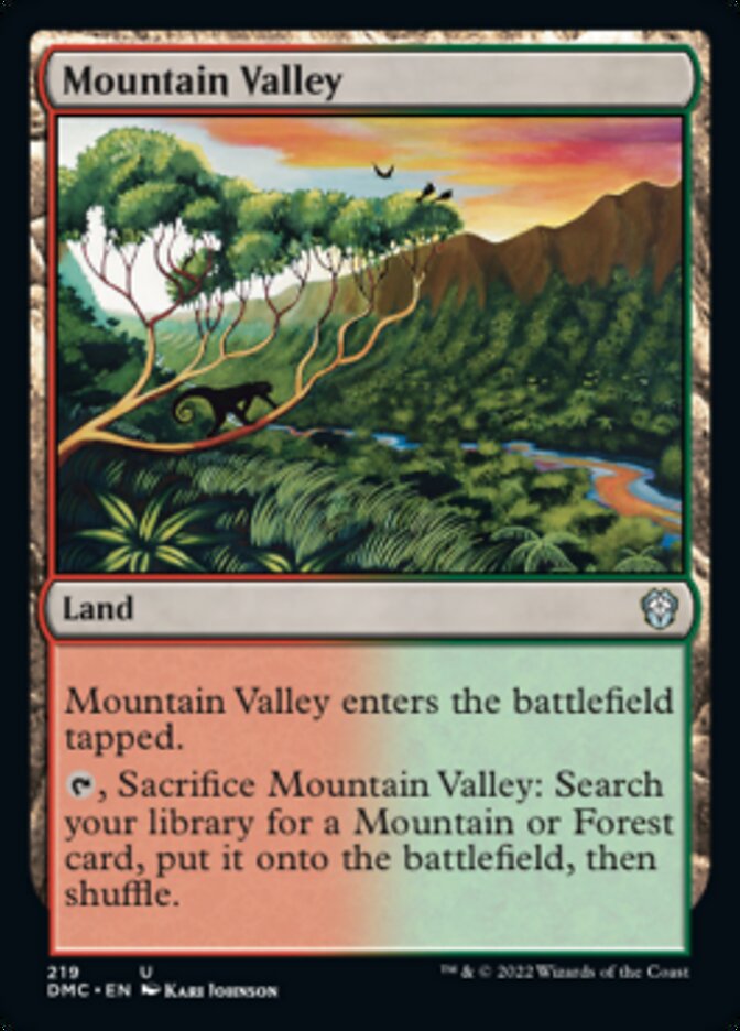 Mountain Valley [Dominaria United Commander] | Card Merchant Takapuna