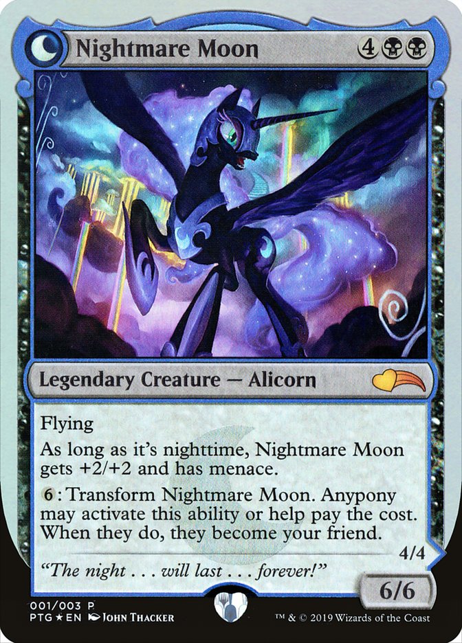 Nightmare Moon // Princess Luna [Ponies: The Galloping] | Card Merchant Takapuna