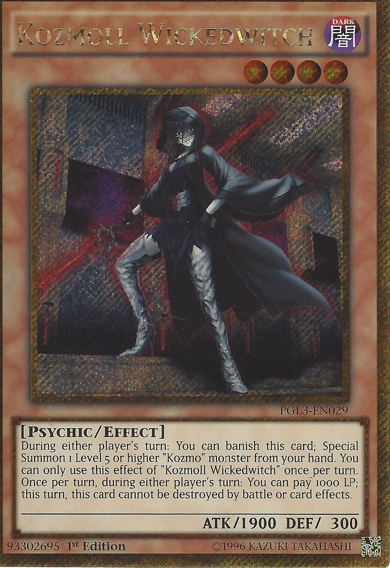 Kozmoll Wickedwitch [PGL3-EN029] Gold Secret Rare | Card Merchant Takapuna