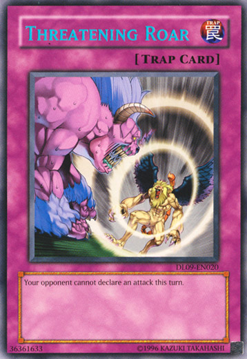 Threatening Roar (Blue) [DL09-EN020] Rare | Card Merchant Takapuna