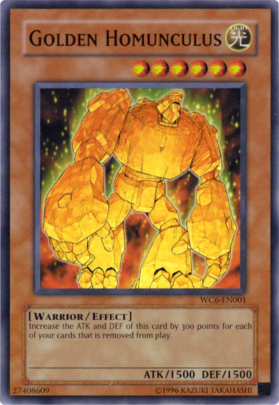 Golden Homunculus [WC6-EN001] Super Rare | Card Merchant Takapuna