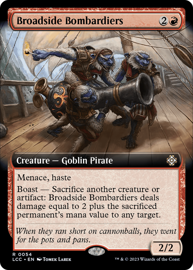 Broadside Bombardiers (Extended Art) [The Lost Caverns of Ixalan Commander] | Card Merchant Takapuna