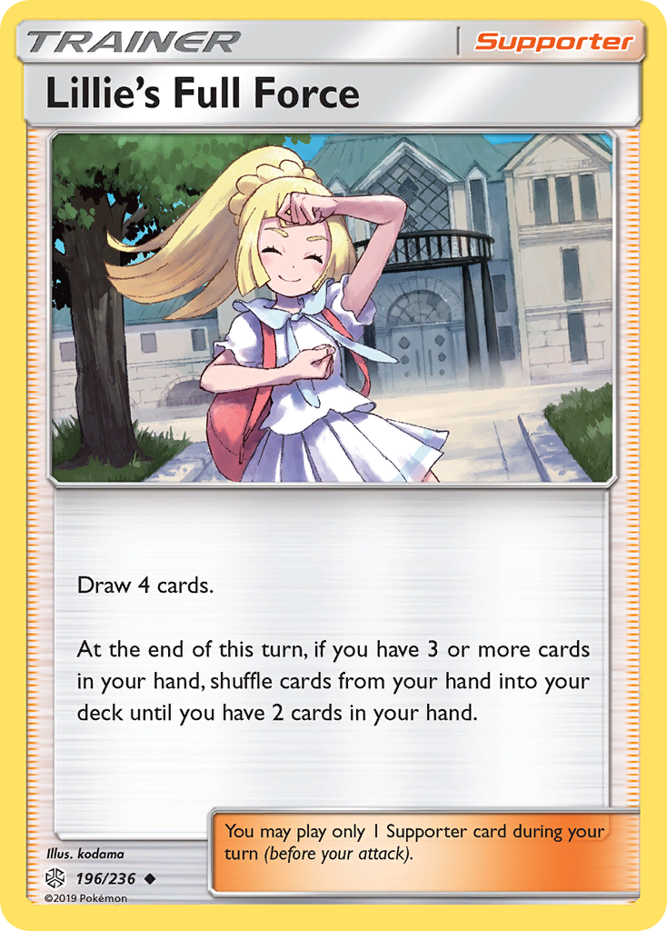 Lillie's Full Force (196/236) [Sun & Moon: Cosmic Eclipse] | Card Merchant Takapuna