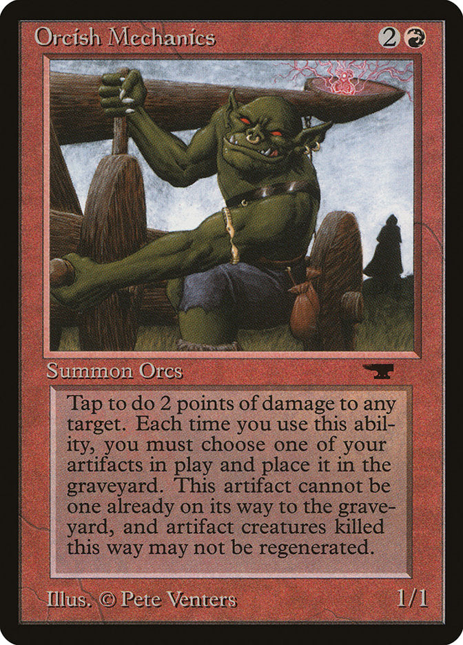 Orcish Mechanics [Antiquities] | Card Merchant Takapuna