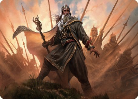 Hazezon, Shaper of Sand Art Card [Dominaria United Art Series] | Card Merchant Takapuna