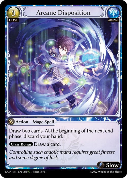 Arcane Disposition (240) [Dawn of Ashes: 1st Edition] | Card Merchant Takapuna