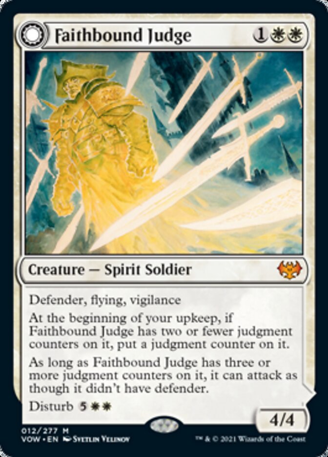 Faithbound Judge // Sinner's Judgment [Innistrad: Crimson Vow] | Card Merchant Takapuna