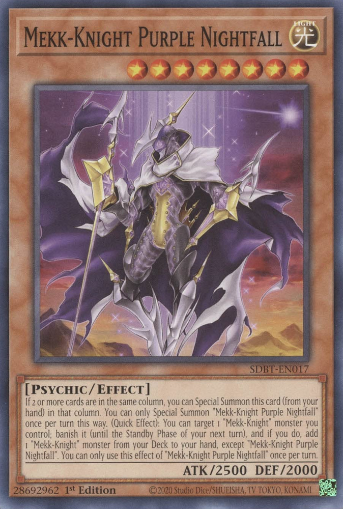 Mekk-Knight Purple Nightfall [SDBT-EN017] Common | Card Merchant Takapuna