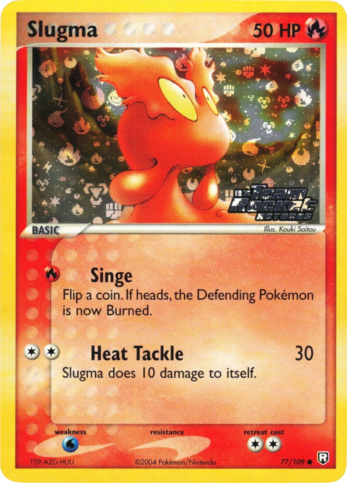 Slugma (77/109) (Stamped) [EX: Team Rocket Returns] | Card Merchant Takapuna