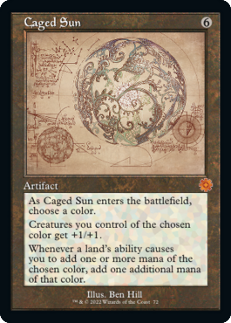 Caged Sun (Retro Schematic) [The Brothers' War Retro Artifacts] | Card Merchant Takapuna