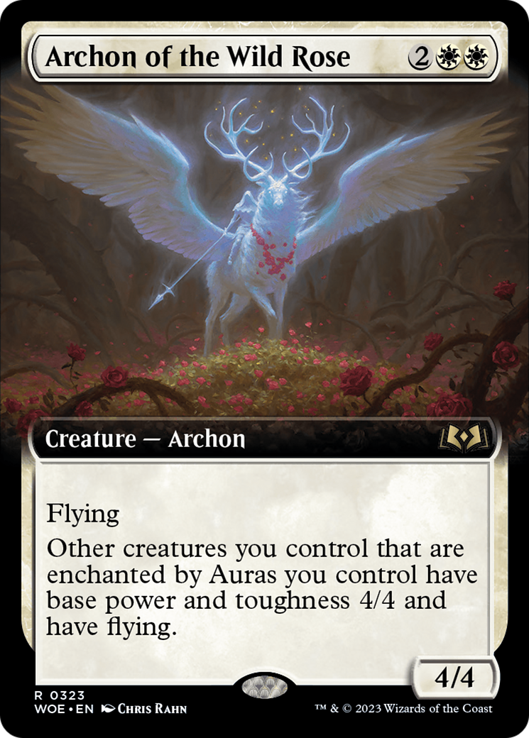 Archon of the Wild Rose (Extended Art) [Wilds of Eldraine] | Card Merchant Takapuna