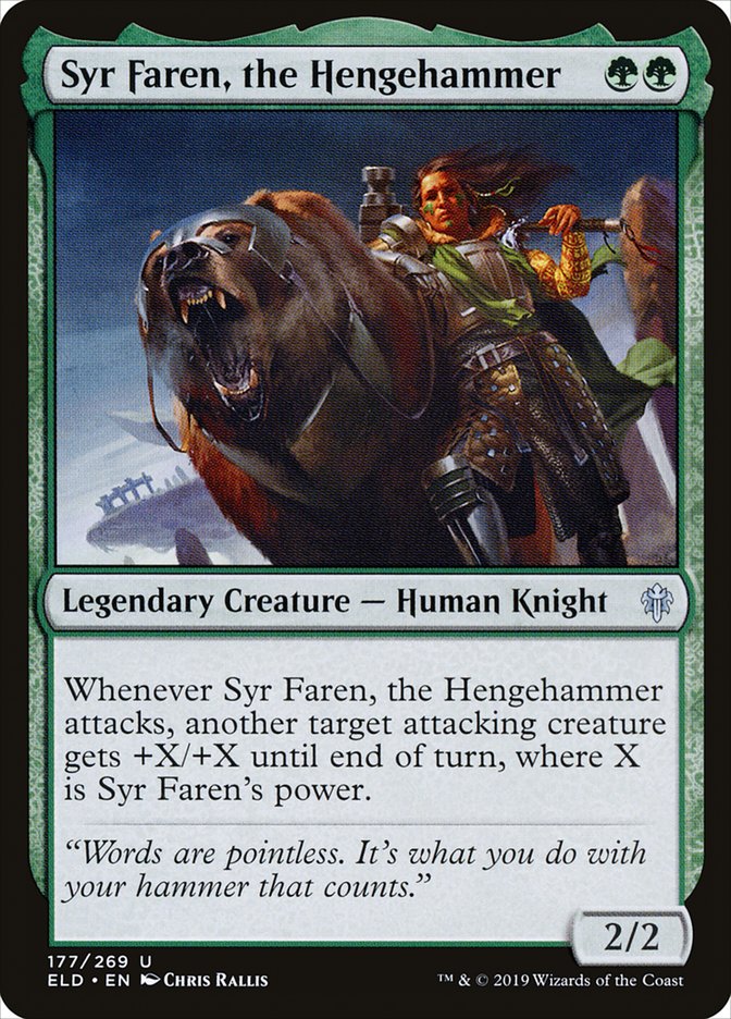 Syr Faren, the Hengehammer [Throne of Eldraine] | Card Merchant Takapuna