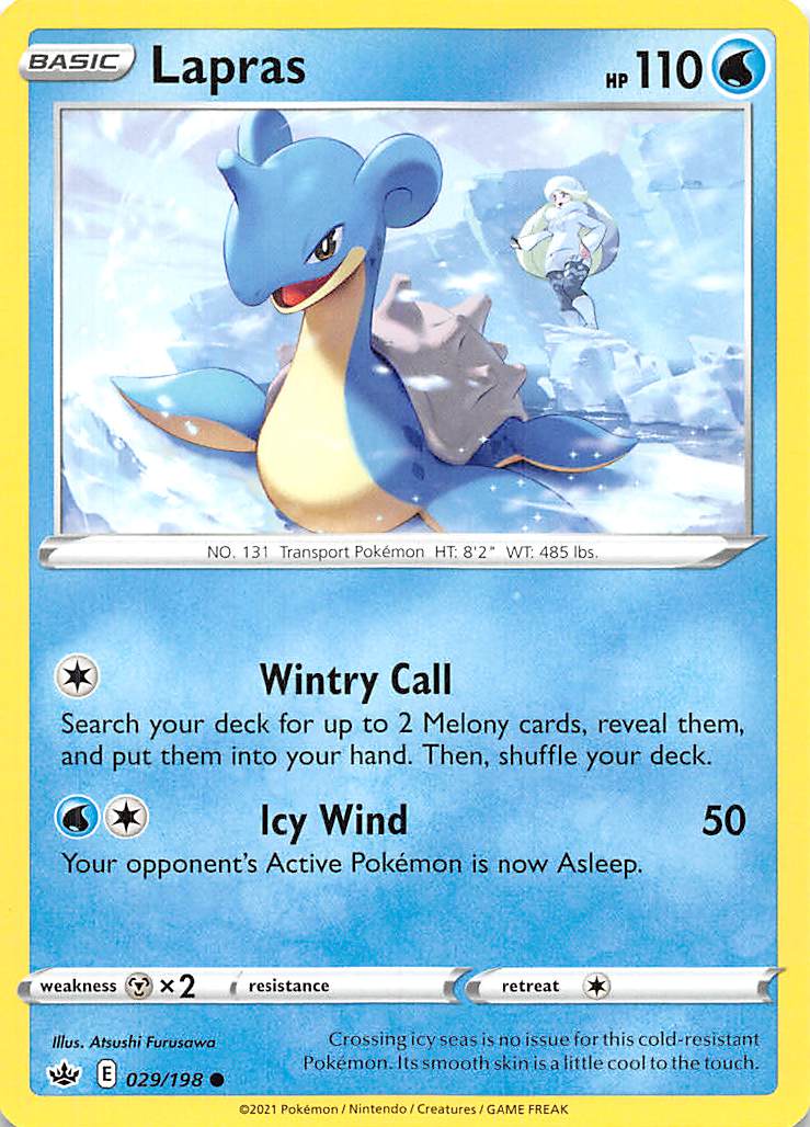 Lapras (029/198) [Sword & Shield: Chilling Reign] | Card Merchant Takapuna