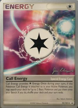 Call Energy (92/100) (Psychic Lock - Jason Klaczynski) [World Championships 2008] | Card Merchant Takapuna