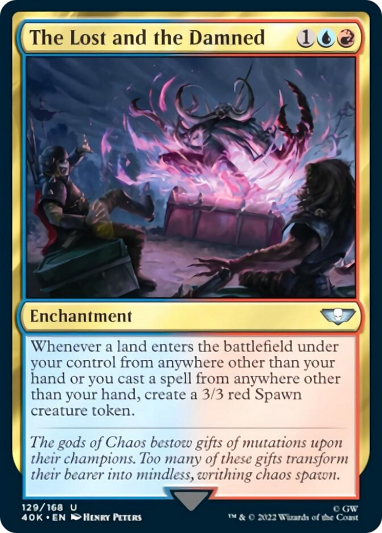 The Lost and the Damned (Surge Foil) [Warhammer 40,000] | Card Merchant Takapuna