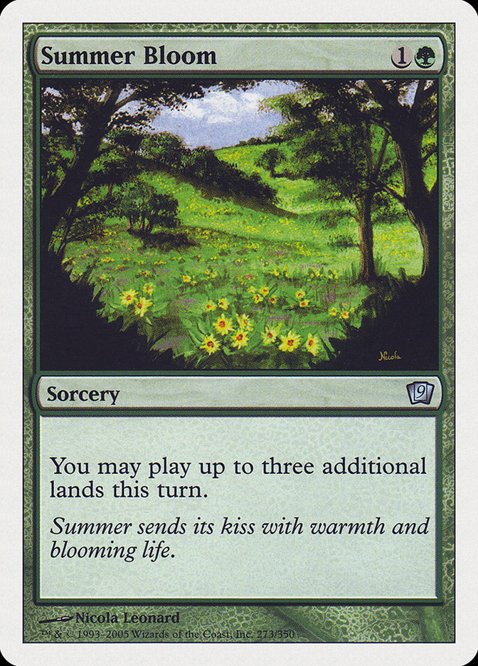 Summer Bloom [Ninth Edition] | Card Merchant Takapuna