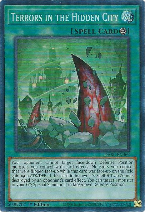 Terrors in the Hidden City [DABL-EN069] Super Rare | Card Merchant Takapuna