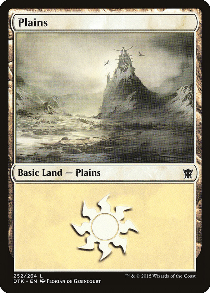 Plains (252) [Dragons of Tarkir] | Card Merchant Takapuna