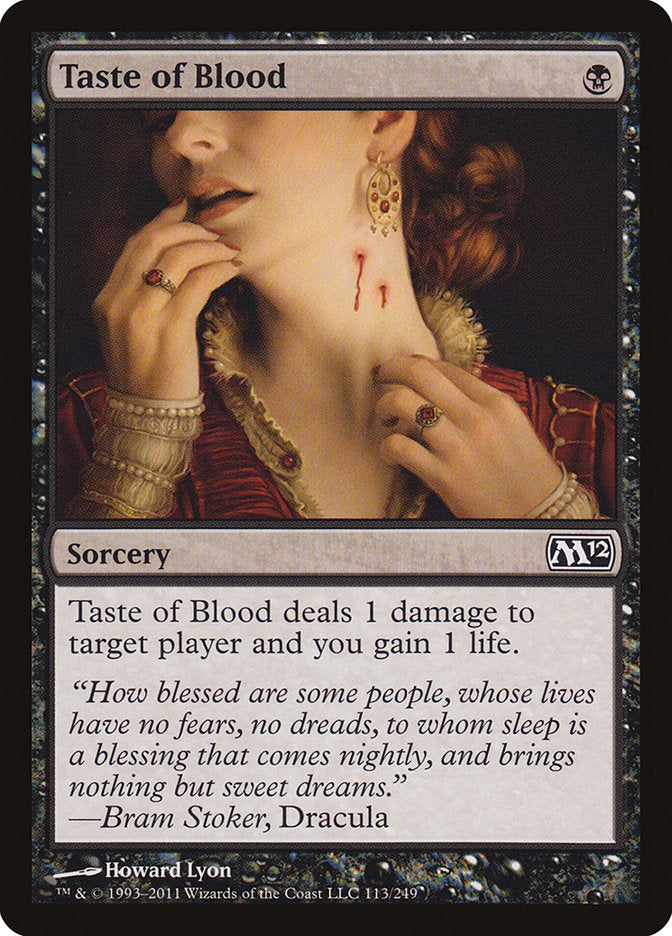 Taste of Blood [Magic 2012] | Card Merchant Takapuna