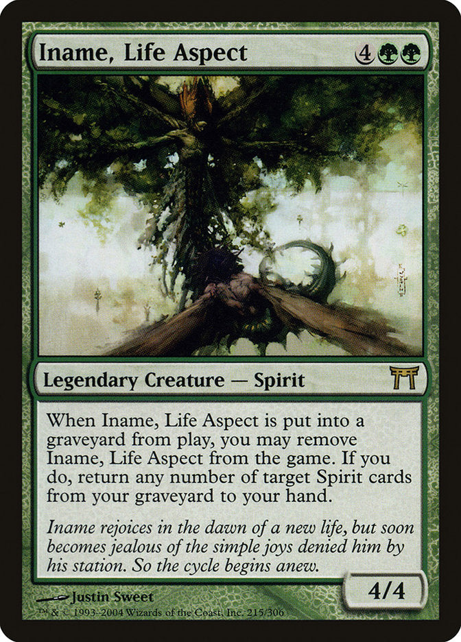 Iname, Life Aspect [Champions of Kamigawa] | Card Merchant Takapuna