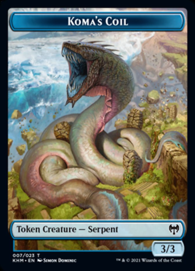 Koma's Coil Token [Kaldheim Tokens] | Card Merchant Takapuna