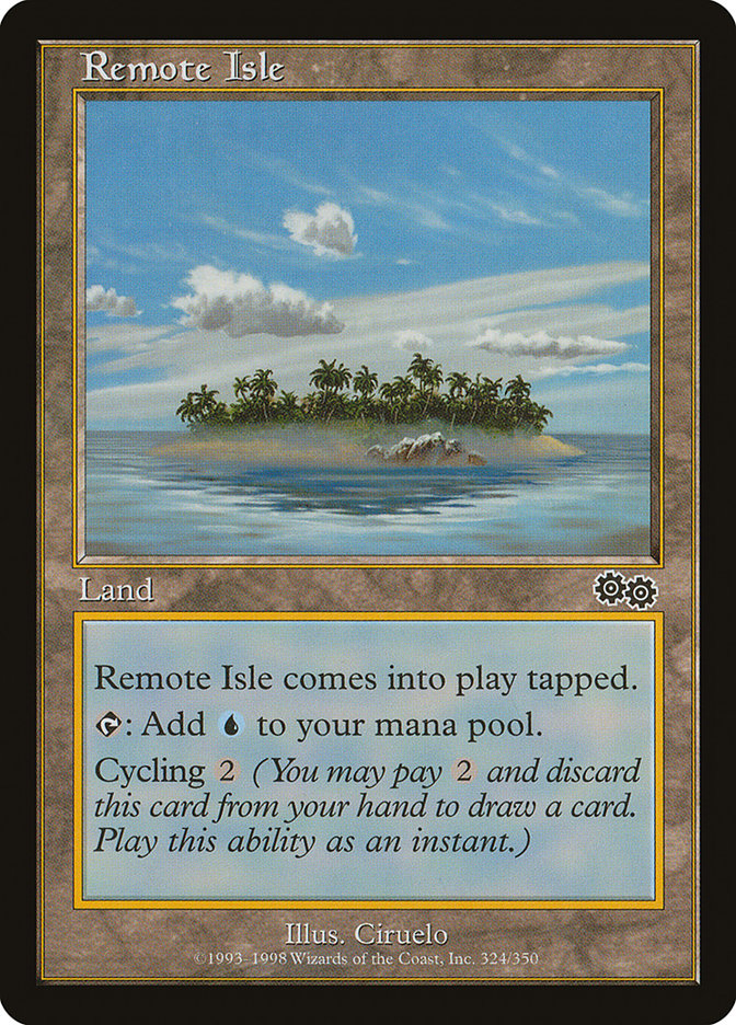 Remote Isle [Urza's Saga] | Card Merchant Takapuna