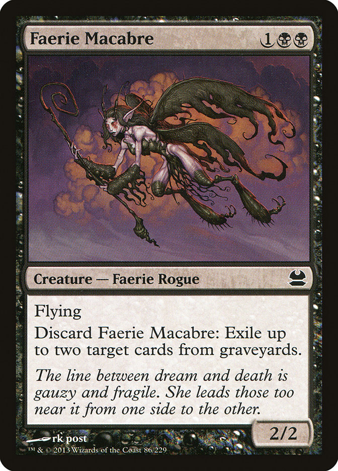 Faerie Macabre [Modern Masters] | Card Merchant Takapuna