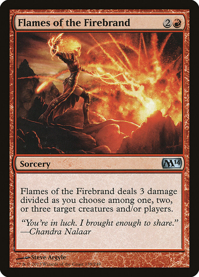 Flames of the Firebrand [Magic 2014] | Card Merchant Takapuna