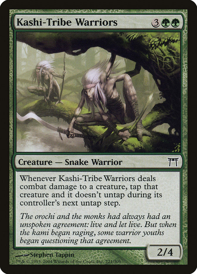 Kashi-Tribe Warriors [Champions of Kamigawa] | Card Merchant Takapuna