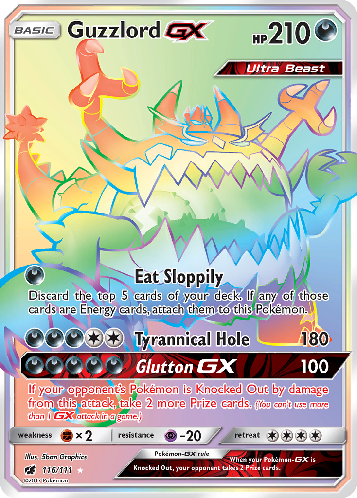 Guzzlord GX (116/111) [Sun & Moon: Crimson Invasion] | Card Merchant Takapuna