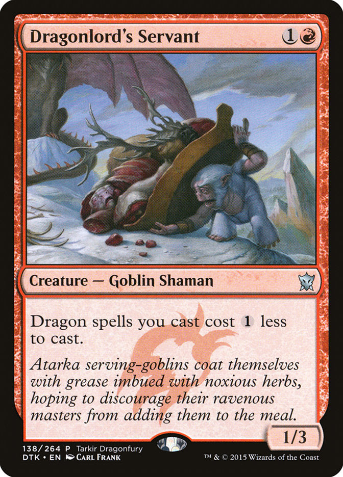 Dragonlord's Servant [Tarkir Dragonfury] | Card Merchant Takapuna