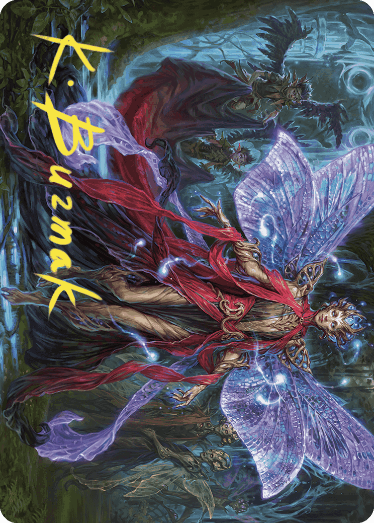 Tegwyll, Duke of Splendor Art Card (Gold-Stamped Signature) [Wilds of Eldraine Art Series] | Card Merchant Takapuna