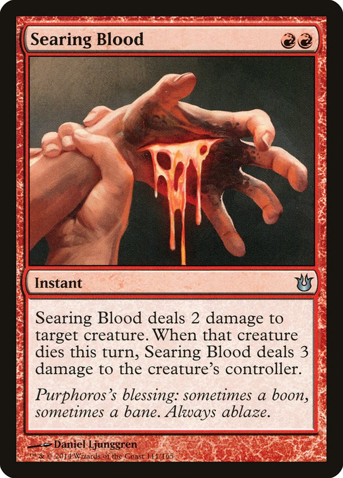 Searing Blood [Born of the Gods] | Card Merchant Takapuna