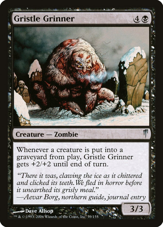 Gristle Grinner [Coldsnap] | Card Merchant Takapuna
