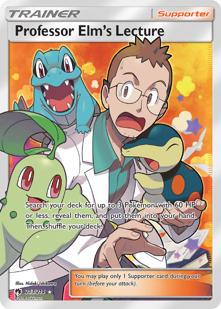 Professor Elm's Lecture (213/214) [Sun & Moon: Lost Thunder] | Card Merchant Takapuna