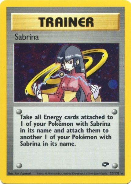 Sabrina (20/132) [Gym Challenge Unlimited] | Card Merchant Takapuna