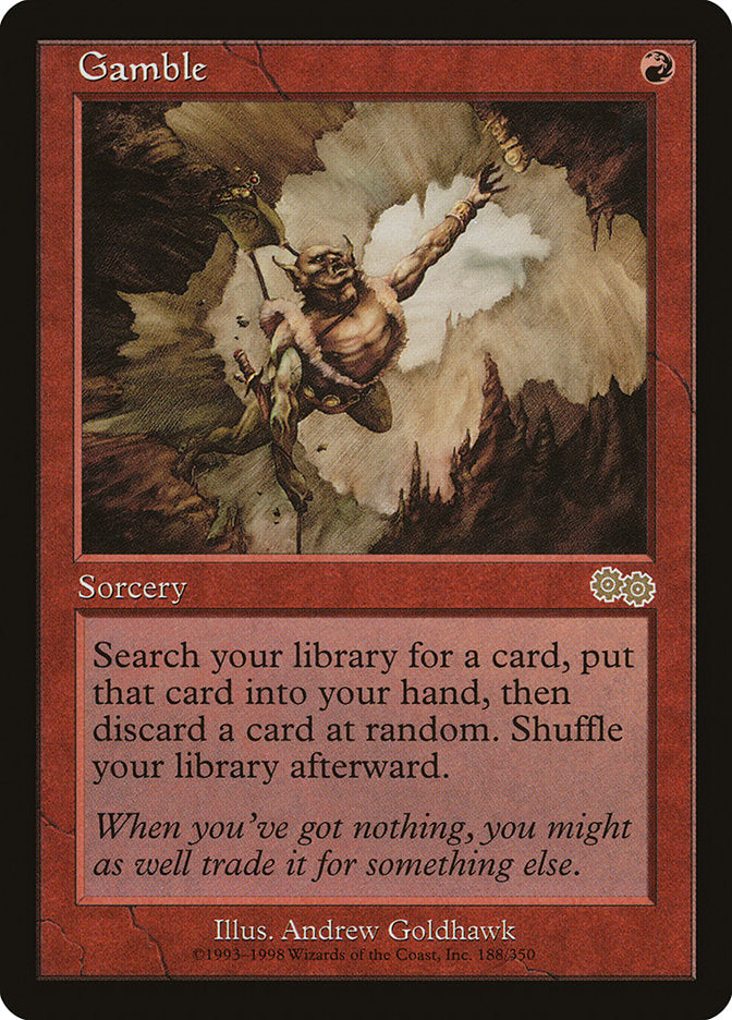 Gamble [Urza's Saga] | Card Merchant Takapuna
