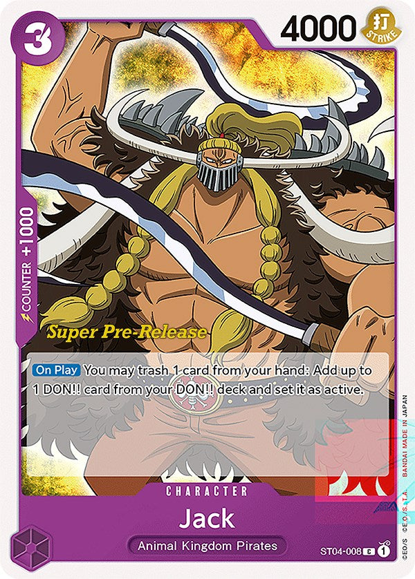 Jack [Super Pre-Release Starter Deck: Animal Kingdom Pirates] | Card Merchant Takapuna