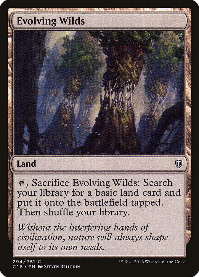 Evolving Wilds [Commander 2016] | Card Merchant Takapuna