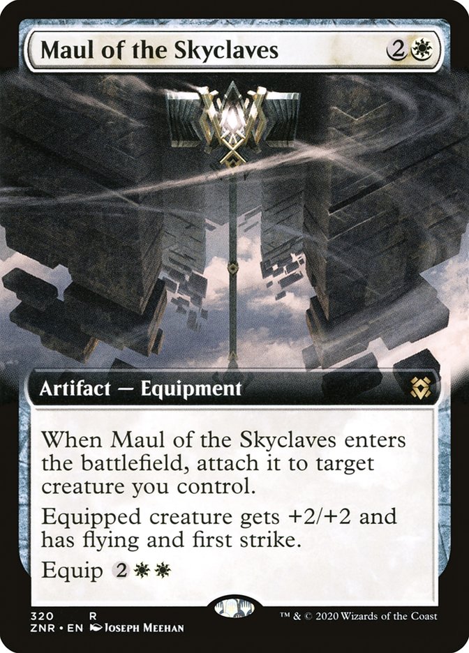 Maul of the Skyclaves (Extended Art) [Zendikar Rising] | Card Merchant Takapuna