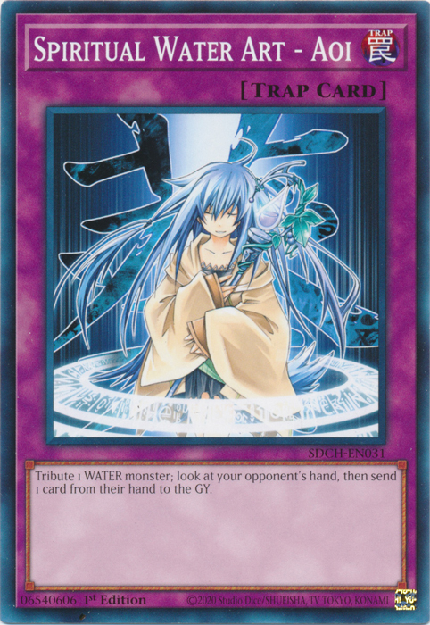 Spiritual Water Art - Aoi [SDCH-EN031] Common | Card Merchant Takapuna