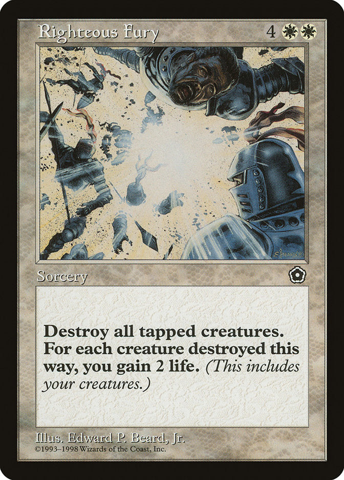 Righteous Fury [Portal Second Age] | Card Merchant Takapuna