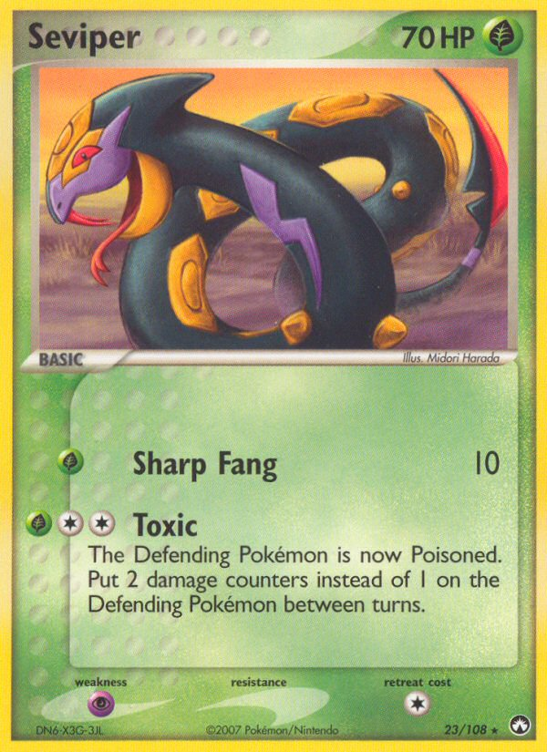 Seviper (23/108) [EX: Power Keepers] | Card Merchant Takapuna