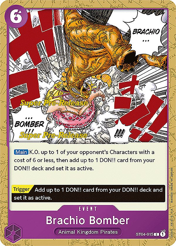 Brachio Bomber [Super Pre-Release Starter Deck: Animal Kingdom Pirates] | Card Merchant Takapuna